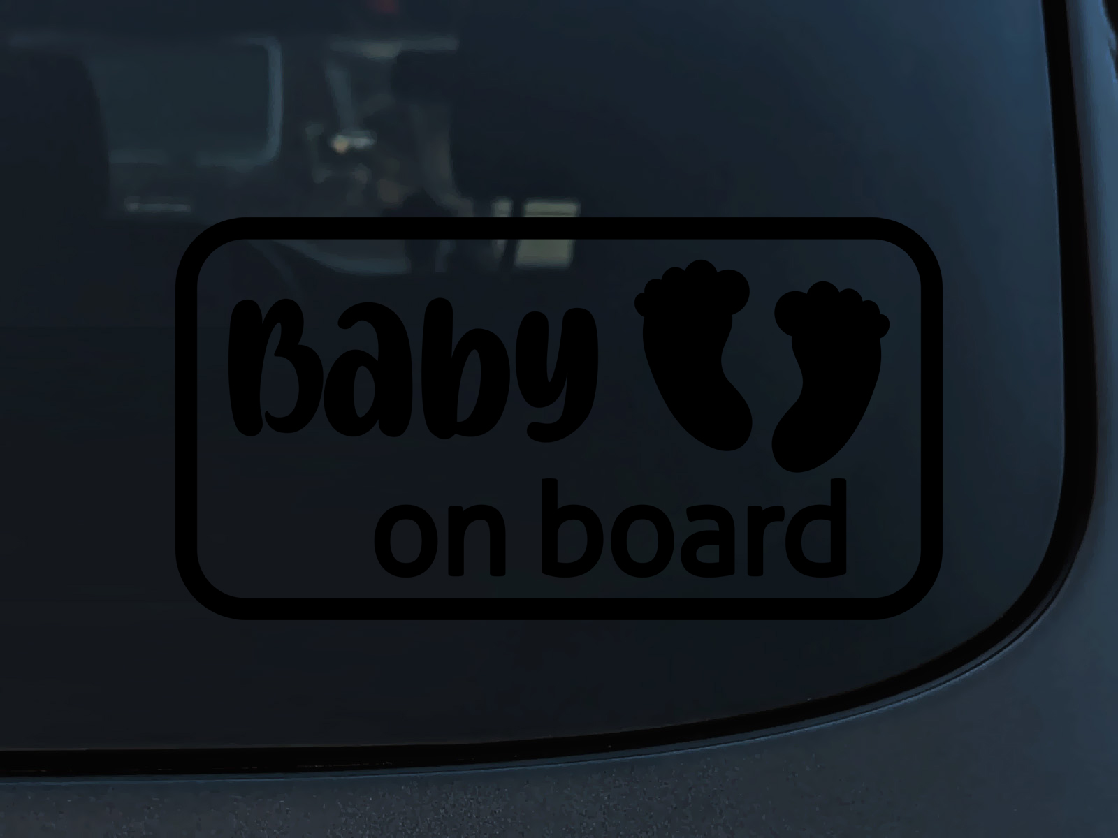EMPIRE DESIGN Baby on Board – 6.5″ x 3.3″ – Vinyl Decal Car Sticker
