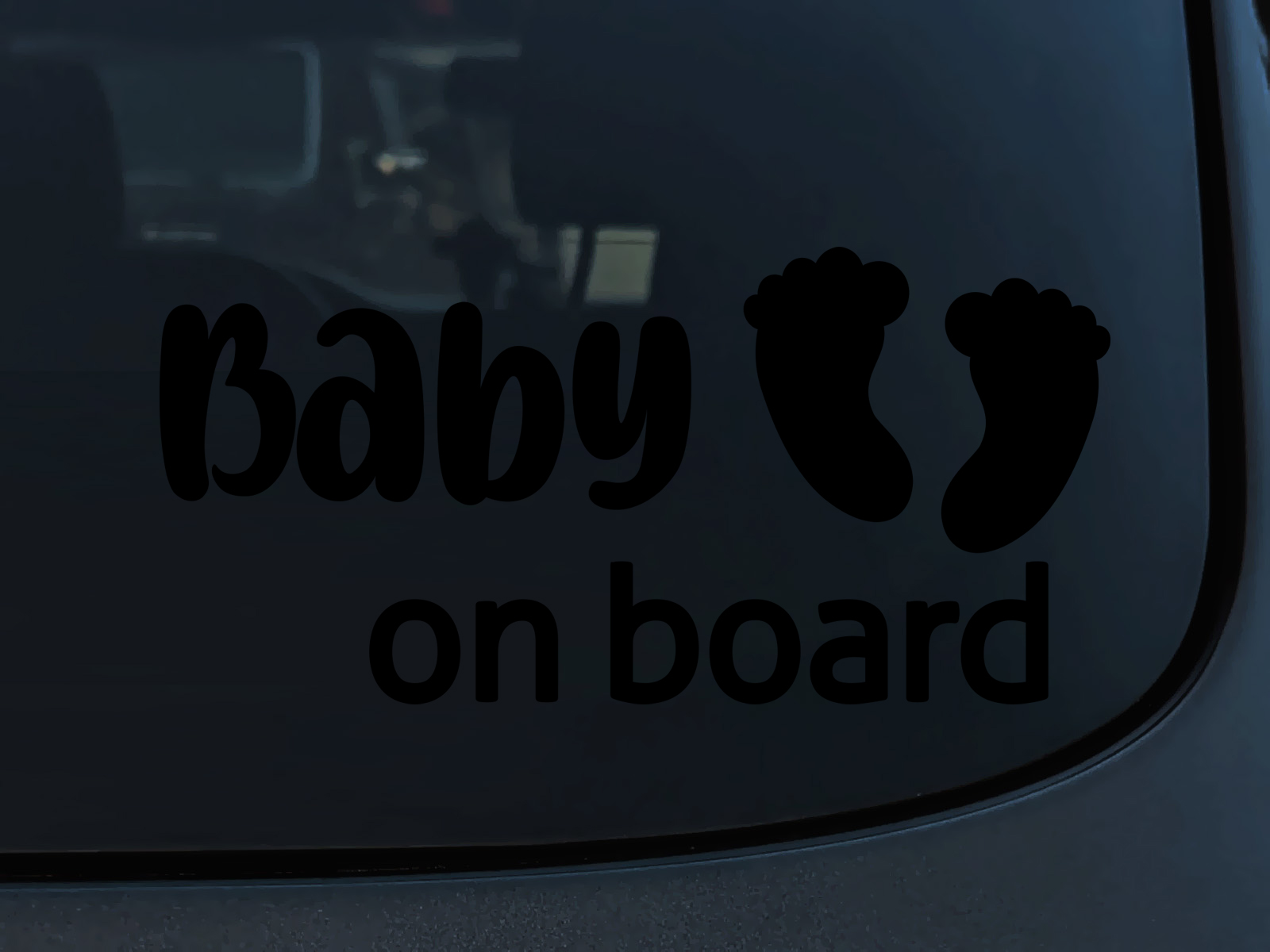 EMPIRE DESIGN Baby on Board – 6.5″ x 3.3″ – Child Car Vinyl Decal Sticker