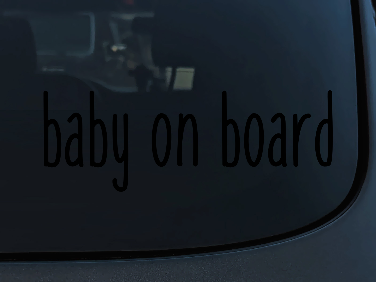EMPIRE DESIGN Baby on Board – 6.5″ x 3.3″ – Kid Child Car Vinyl Decal Sticker