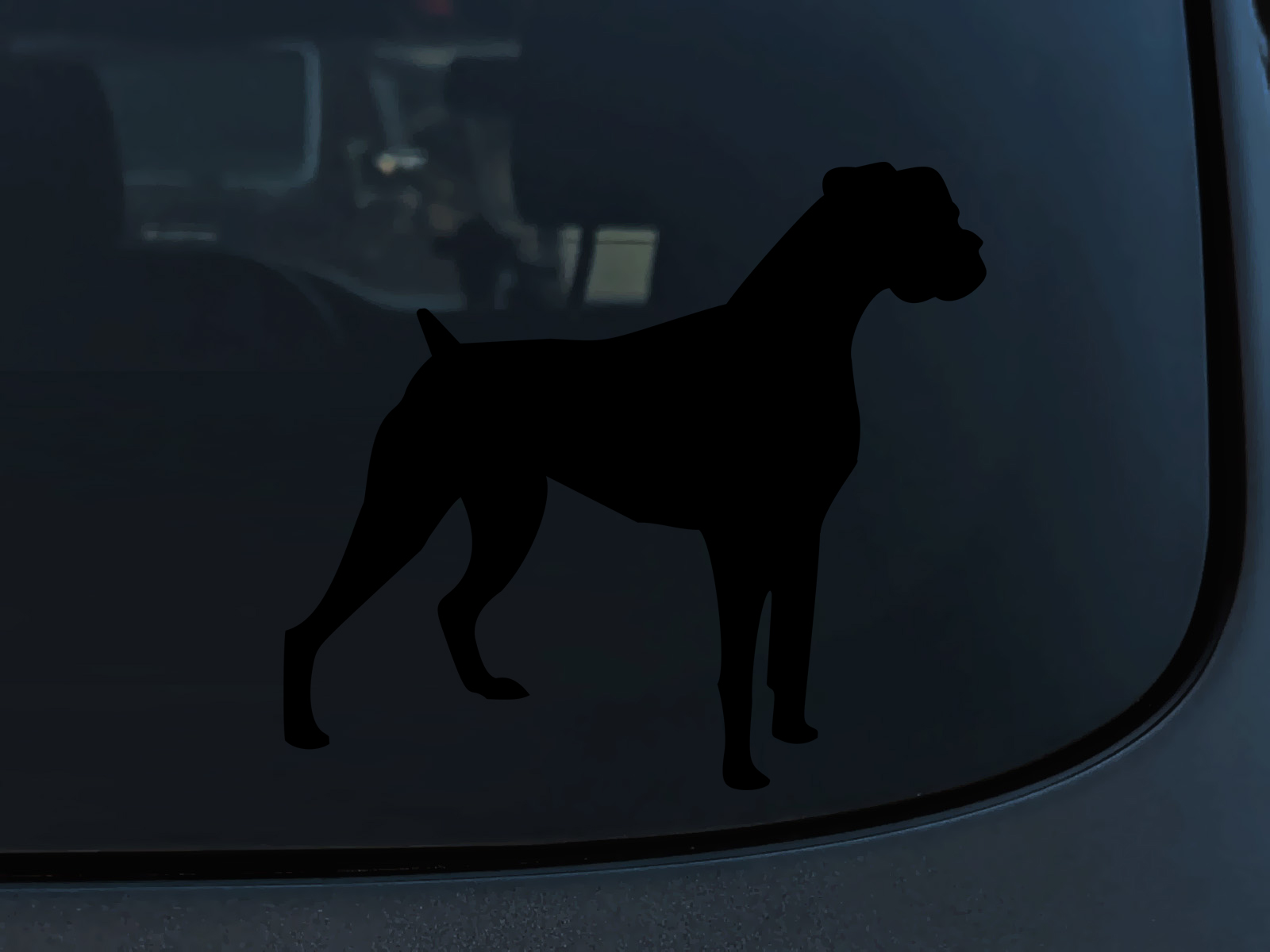 EMPIRE DESIGN Boxer – 6.5″ x 5.8″ – Vinyl Car Sticker